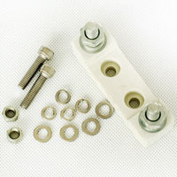 Automotive Stud Fuse Ceramic Holder, with Stainless Steel Installation Kit